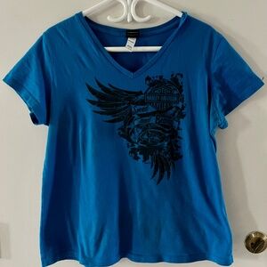 Harley Davidson Aqua Teeshirt